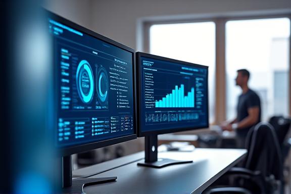 Executive dashboard with clean PowerBI and Tableau data visualizations